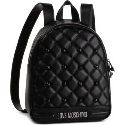 Plecak LOVE MOSCHINO - JC4063PP18LH0000 Nero. Czarne plecaki damskie Love Moschino, bez wzorów, ze skóry ekologicznej. Za 999,00 zł.