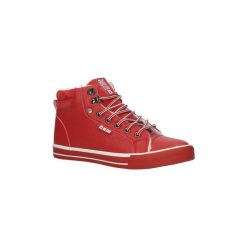 Buty Big Star Czerwone trampki ocieplane sznurowane BB274003. Czerwone trampki i tenisówki damskie marki BIG STAR, bez wzorów, na sznurówki. Za 99,99 zł.