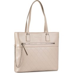 Torebka JENNY FAIRY - RX0500 Beige. Brązowe torebki klasyczne damskie Jenny Fairy, bez wzorów, ze skóry ekologicznej, klasyczne, bez dodatków. Za 129,99 zł.