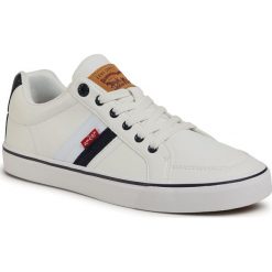 Tenisówki LEVI'S® - 229171-794-51 Regular White. Białe półbuty męskie bez wzorów, z gumy, eleganckie, bez zapięcia. Za 209,00 zł.