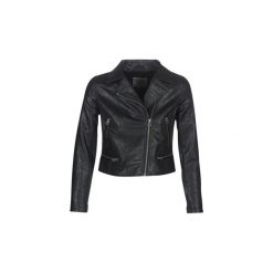 Kurtki skórzane Pepe jeans LAETITIA. Czarne kurtki damskie Pepe Jeans, s, bez wzorów, z jeansu, bez kaptura. Za 569,00 zł.