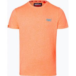 Superdry - T-shirt męski, pomarańczowy. Pomarańczowe t-shirty męskie Superdry, m, z haftami, bez kołnierzyka. Za 129,95 zł.
