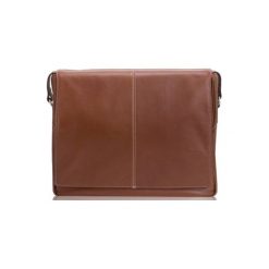 Torba MCKLEIN San Francesco 15.6 cali Brązowy. Pomarańczowe torby męskie skórzane Mcklein, w paski, ze skóry, eleganckie. Za 911,99 zł.