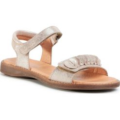 Sandały FRODDO - G3150154-1 S Gold. Żółte sandały dziewczęce Froddo, ze skóry, bez zapięcia. Za 279,00 zł.