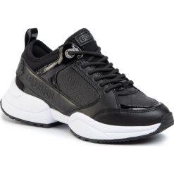 Sneakersy GUESS - Breeta FL5BRE FAL12 BLACK/BLACK. Czarne półbuty damskie Guess, ze skóry ekologicznej. Za 559,00 zł.