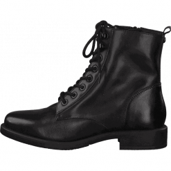 S.Oliver botki damskie 25121 39 czarne. Czarne botki damskie S.Oliver, ze skóry, eleganckie, bez obcasa, na zamek. Za 349,90 zł.