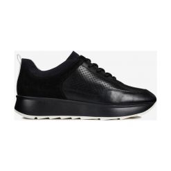 Geox Gendry Tenisówki Czarny. Czarne trampki i tenisówki damskie Geox, bez wzorów, ze skóry, bez zapięcia. Za 550,95 zł.