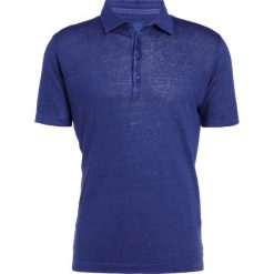 Koszulki polo: 120% Lino UOMO CORTA Koszulka polo crown blue