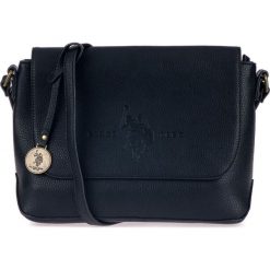 U.S. POLO ASSN. torebka crossbody Crestwood Flap Cross Body czarna. Czarne torebki klasyczne damskie U.S. Polo Assn., bez wzorów, bez dodatków. Za 269,00 zł.