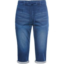 Bermudy dżinsowe Jogger bonprix niebieski "stone”. Niebieskie szorty damskie bonprix, z jeansu. Za 54,99 zł.