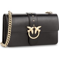 Torebki klasyczne damskie: Torebka PINKO – Love Simply 2 Tracolla PE 18 PLTT 1P212T Y4HJ Black Z99