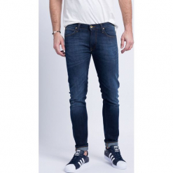 Lee - Jeansy Luke Slim Tapered. Niebieskie jeansy męskie regular Lee. W wyprzedaży za 219,90 zł.