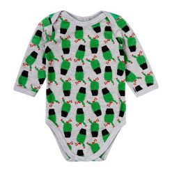 Garnamama Body Dziecięce Pop Art 62 Szary. Szare body niemowlęce marki Garnamama, bez wzorów, z bawełny, bez rękawów. Za 25,00 zł.