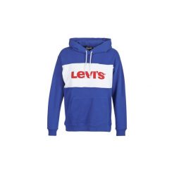 Bluzy Levis CB SPORTSWEAR HOODIE. Niebieskie bluzy damskie Levi's®, s, bez wzorów, bez rękawów, bez kaptura. Za 197,40 zł.