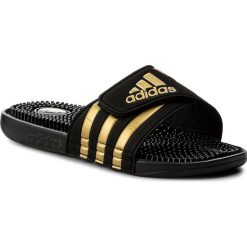 Chodaki męskie: Klapki adidas - adissage CM7924 Cblack/Goldmt/Cblack