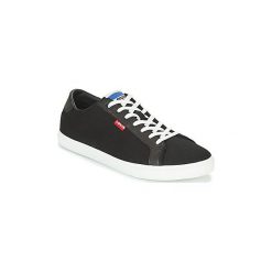 Buty Levis WOODS SPORTSWEAR. Czarne trampki męskie Levi's®, bez wzorów, bez zapięcia. Za 233,10 zł.