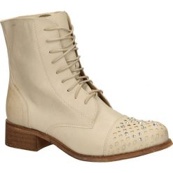 BOTKI LU BOO HLW-3. Szare botki damskie marki Luboo, bez obcasa, bez zapięcia. Za 59,99 zł.
