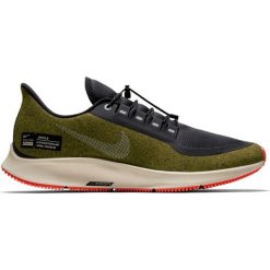 Buty Nike Air Zoom Pegasus 35 Shield M Czarno-Oliwkowy. Czarne buty sportowe męskie Nike, bez zapięcia. Za 329,99 zł.