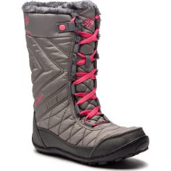 Śniegowce COLUMBIA - Youth Minx Mid III Wp Omni-Heat BY5949 Stratus/Camelia Rose 008. Szare śniegowce dziewczęce Columbia, bez zapięcia. W wyprzedaży za 259,00 zł.