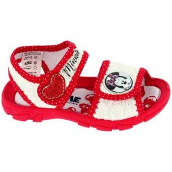 Disney By Arnetta Sandały Dziewczęce Minnie 25 Czerwony. Czerwone sandały dziewczęce Disney By Arnetta, z paskami. Za 59,00 zł.