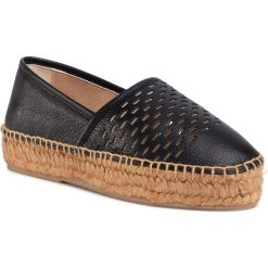 Espadryle FURLA - Easy 1061157 S YC91 Y11 Nero/Naturale. Czarne espadryle damskie Furla, bez wzorów, ze skóry, bez obcasa, na płaskiej podeszwie. Za 679,00 zł.