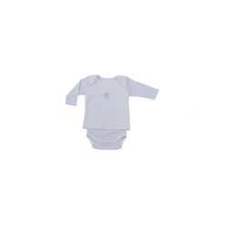 Body niemowlęce: LITTLE Body dziecięce z bluzką Nature, niebieski