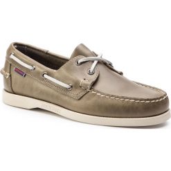 Mokasyny SEBAGO - Docksides Portland Waxed 70000G0 Dk Grey 917. Zielone mokasyny męskie Sebago, ze skóry, eleganckie. Za 629,00 zł.