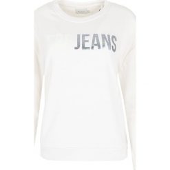 Bluza Pepe Jeans. Białe bluzki damskie z nadrukiem, z jeansu. Za 149,00 zł.