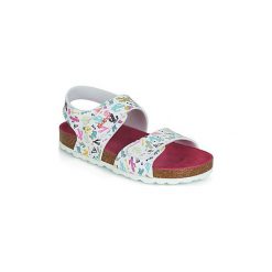 Sandały Dziecko Kickers SUMMERKRO. Białe sandały dziewczęce Kickers, bez zapięcia. Za 125,30 zł.