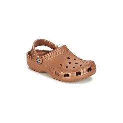 Chodaki Crocs CLASSIC. Żółte klapki damskie Crocs, bez wzorów, bez obcasa. Za 149,00 zł.