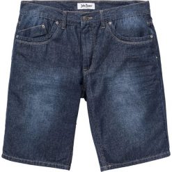 Bermudy dżinsowe Regular Fit bonprix ciemnoniebieski. Niebieskie jeansy męskie bonprix, m, bez wzorów. Za 59,99 zł.
