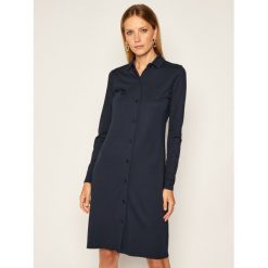 Sukienka codzienna Marc O'Polo 008 3013 59187. Niebieskie sukienki damskie Marc O'Polo, na co dzień, bez wzorów, polo, bez rękawów, proste. Za 599,00 zł.