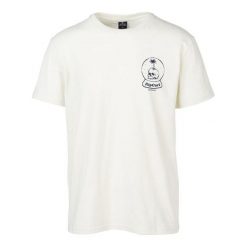 Rip Curl T-Shirt Męski Lazy Skull L Kremowy. Białe koszulki męskie Rip Curl, m, bez wzorów, bez kołnierzyka. W wyprzedaży za 100,00 zł.