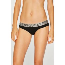 Guess Jeans - Figi (2-pack). Brązowe figi Guess Jeans, l, z aplikacjami, z bawełny. Za 119,90 zł.