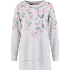 Swetry klasyczne damskie: Tom Joule LONG LINE PRINTED Sweter grey marl poppy