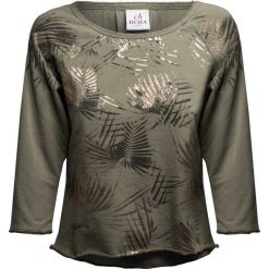 Bluza DEHA EASY. Zielone bluzy damskie Deha, z nadrukiem, z bawełny, bez rękawów, bez kaptura. W wyprzedaży za 126,00 zł.