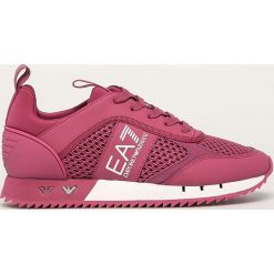 EA7 Emporio Armani - Buty. Fioletowe buty sportowe damskie EA7 Emporio Armani, bez wzorów, z gumy, sportowe. Za 859,90 zł.