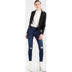 Kurtki damskie: YAS Tall YASLINDSAY JACKET Kurtka skórzana black