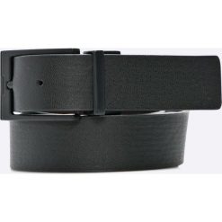 Medicine - Pasek Rock & Roll Never Ends dwustronny. Czarne paski męskie marki MEDICINE, w paski, ze skóry ekologicznej, rockowe. Za 39,90 zł.