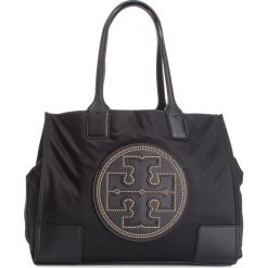 Torebka TORY BURCH - Ella Stud Mini Tote 52293 Black 001. Czarne torebki klasyczne damskie marki Tory Burch, bez wzorów, ze skóry ekologicznej, klasyczne, bez dodatków. Za 1019,00 zł.