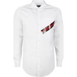 Dsquared2 Koszula "Slim". Koszule męskie Dsquared2, bez wzorów, z bawełny, bez kołnierzyka, bez rękawów. Za 999,00 zł.