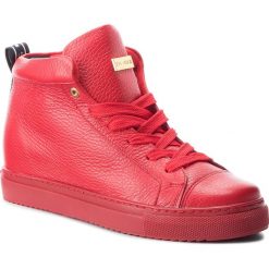Sneakersy EVA MINGE - Boadilla 4E 18BD1372641EF 108. Czerwone półbuty damskie marki Eva Minge, bez wzorów, ze skóry, bez obcasa, na obcasie, bez zapięcia. W wyprzedaży za 319,00 zł.