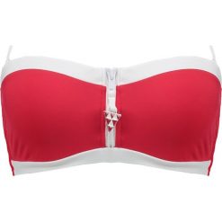 Bikini: Seafolly BLOCK PARTY BANDEAU BUSTIER Góra od bikini chili red