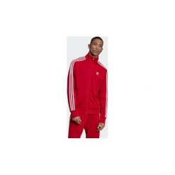 Bluzy dresowe adidas Bluza dresowa Firebird. Czerwone bluzy męskie Adidas, s, bez wzorów, z dresówki, bez kołnierzyka, bez rękawów, bez kaptura. Za 279,00 zł.