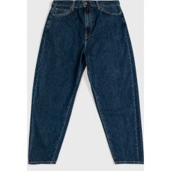 Pepe Jeans - Jeansy Casey Archive. Niebieskie jeansy damskie Pepe Jeans, bez wzorów, z bawełny, z podwyższonym stanem. W wyprzedaży za 269,90 zł.