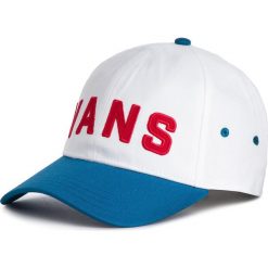Czapka z daszkiem VANS - Dugout VN0A2XAIUWK1 White/Sapphire. Białe czapki męskie Vans, bez wzorów, z bawełny. W wyprzedaży za 109,00 zł.