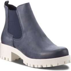 Botki TAMARIS - 1-25435-30 Navy 805. Szare buty zimowe damskie marki Tamaris, z materiału. W wyprzedaży za 189,00 zł.