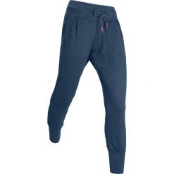Spodnie sportowe, dł. 7/8, Level 1 bonprix ciemnoniebieski melanż. Niebieskie spodnie damskie bonprix. Za 54,99 zł.