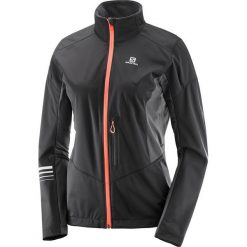 Salomon Lightning Sshell Jkt W Black/Forged Iron L. Czarne kamizelki damskie bez kaptura Salomon, l, bez wzorów, z tkaniny, sportowe, bez kaptura. W wyprzedaży za 459,00 zł.