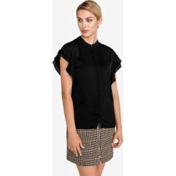 Guess Sebastianne Bluzka Czarny. Czarne koszule damskie Guess, l, z aplikacjami, z poliesteru, bez kołnierzyka, bez rękawów. Za 262,95 zł.